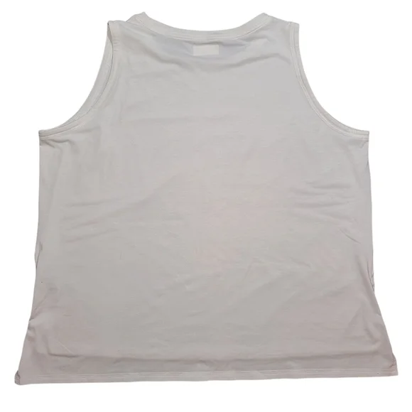 Columbia Omni-Shade Sleeveless Tank Men’s 1X White UPF Sun Protection - Picture 3 of 8